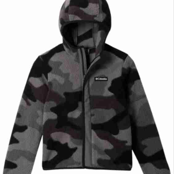 Kids' Highland Pine Full-Zip Fleece Hoodie