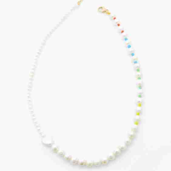 Color Pop Pearl Choker Necklace