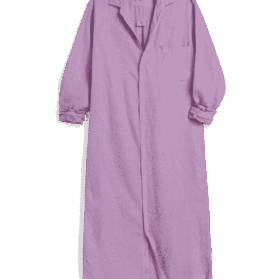Megan One-Size Maxi Shirtdress