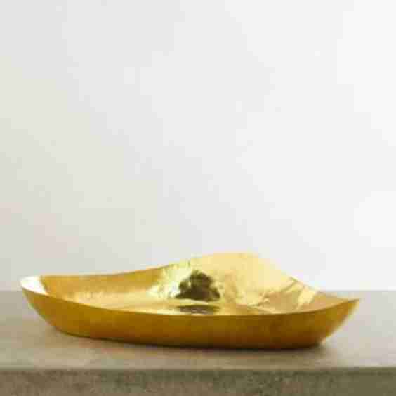 Bash Hammered-Brass Tray