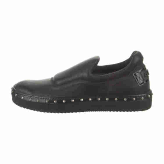 Leather Studded Accents Sneakers