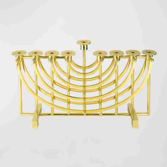 Nickel Hanukkah Menorah