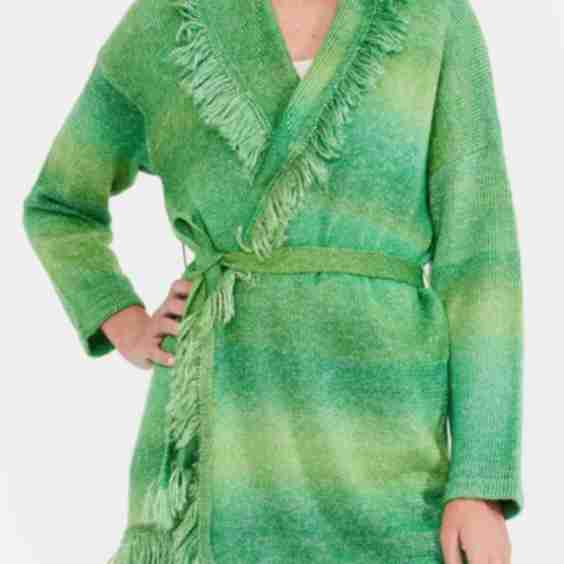 Tatiana Fringe Wrap Cardigan