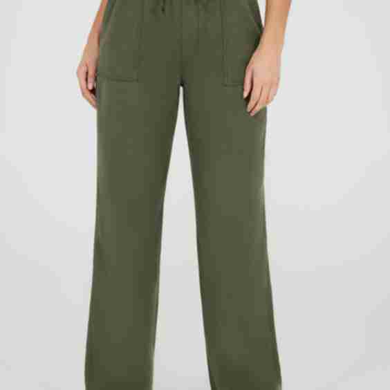 Wide-Leg Tencel Pants