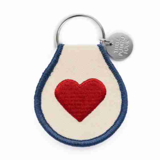 Patch Keychain Classic Heart