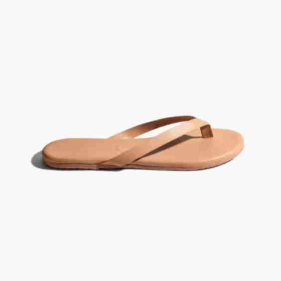 Boyfriend Leather Flip Flops