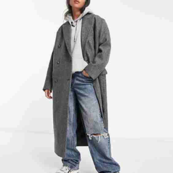 Alex Oversized Masculine Double Breasted Coat