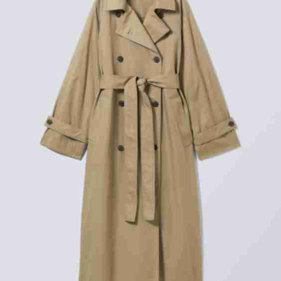 Oversized Padded Trench Coat
