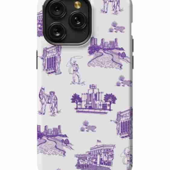 Fort Worth Toile iPhone Case