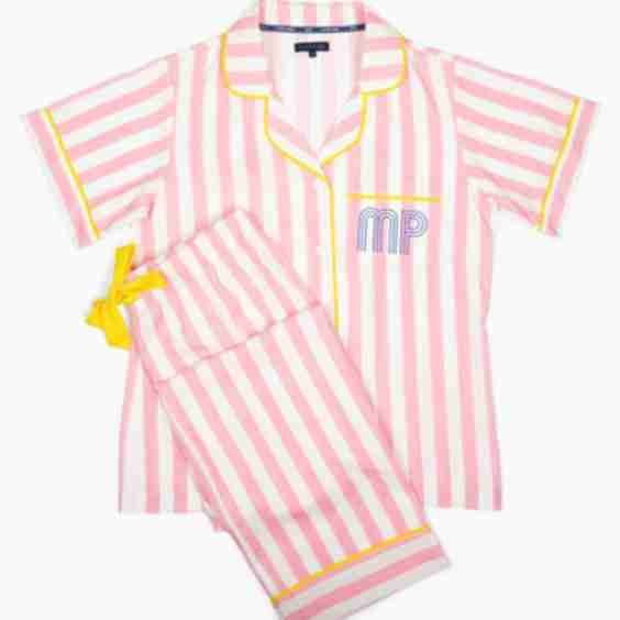 Retro Stripe Pajama Pants Set
