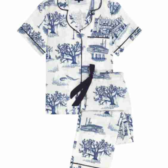 New Orleans Toile Pajama Pants Set
