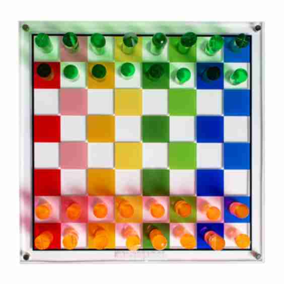 Rainbow Chess Set
