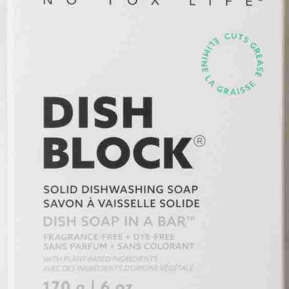Dish Block Solid Dish Soap 6 Oz 170 G Bar No Tox Life