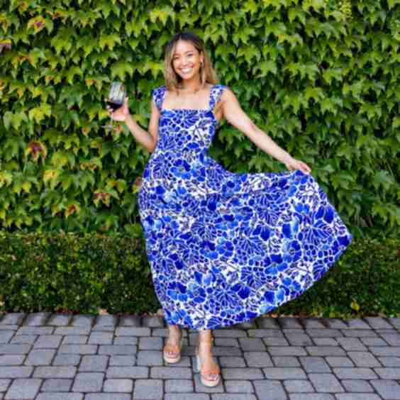 The Napa Resort Dress with Ruffle Straps
