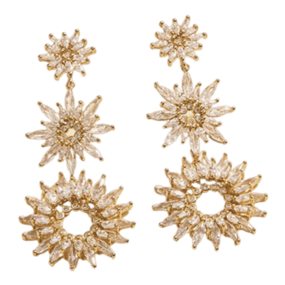 Lux Ines Crystal Earrings