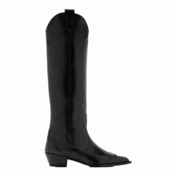 40mm Aruna Leather Tall Boots