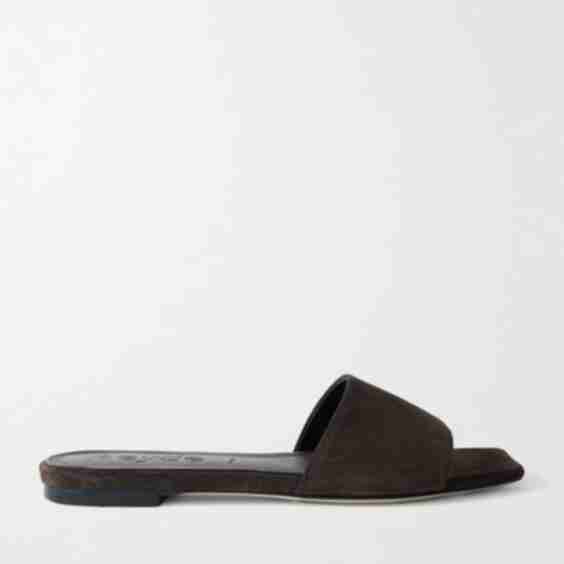 Anna Suede Slides