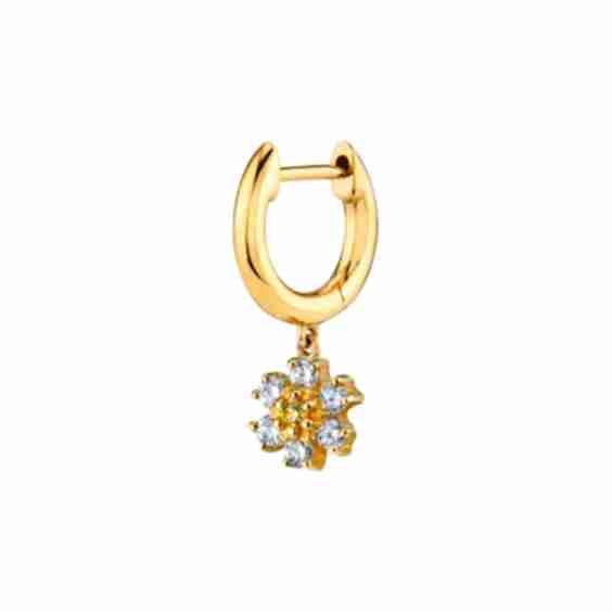 Mini Flower Slim Hoop 