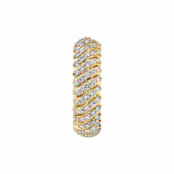 Large Spiral Huggie 