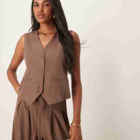 Elegant Waistcoat Part Of A Co-ord Set