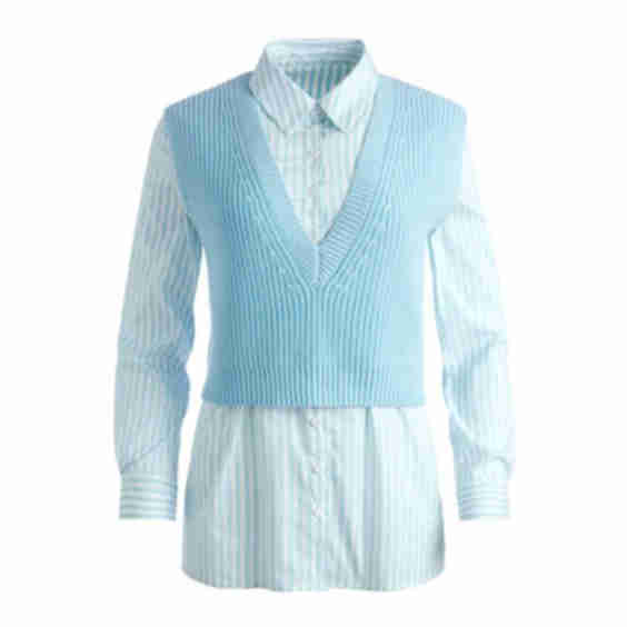 Orly Sweater Vest Combination Top
