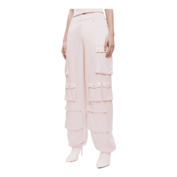 Olympia Mid Rise Baggy Cargo Pants