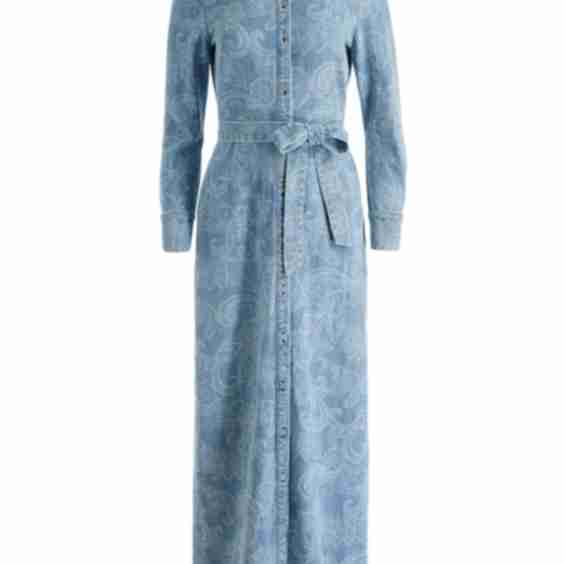 Chassidy Denim Maxi Dress