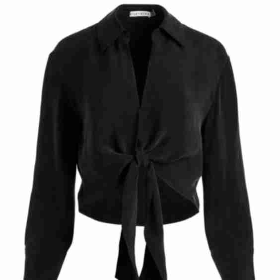 Hannon Tie Front Blouse
