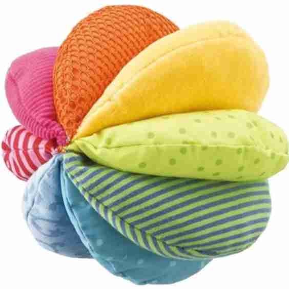Rainbow Baby Ball - Machine Washable Baby Sensory Toys - Ideal Baby Toy for Teething, Tummy Time Toys for Ages 6 Months & up