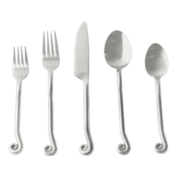 Upward Spiral 5-Piece Flatware Set