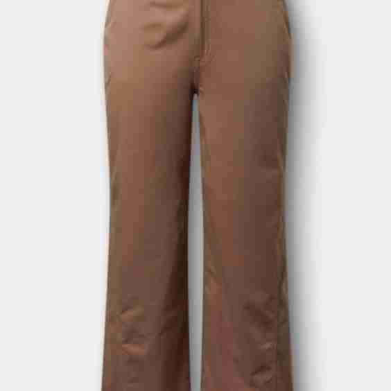 High Rise Wide Leg Baggy Chino Pant