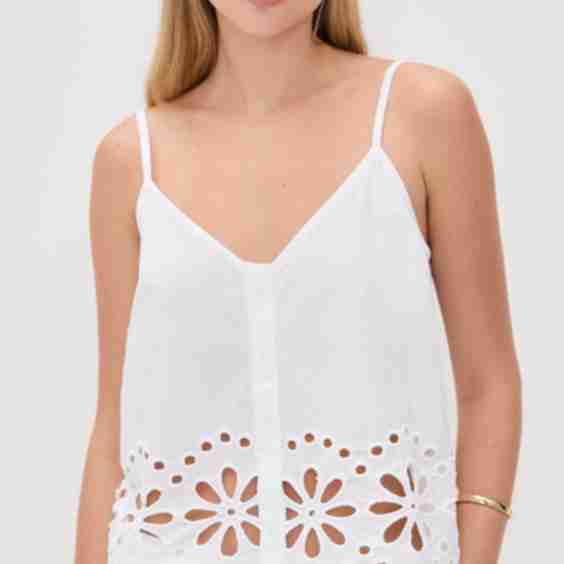 Emma Eyelet Tank