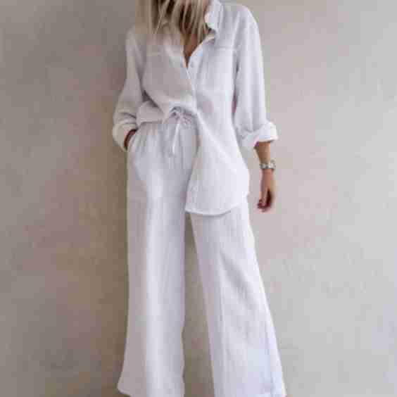 Kit Gauze Palazzo Pant