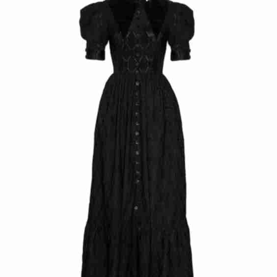 The Emily Oversized Satin Collar Dress