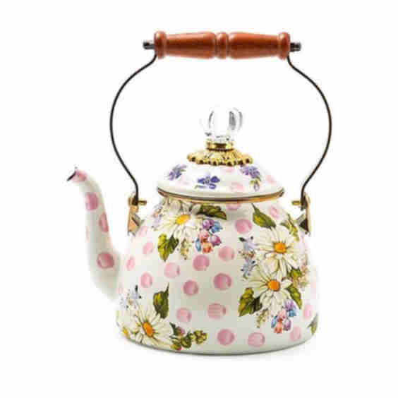 Wildflowers Enamel Tea Kettle
