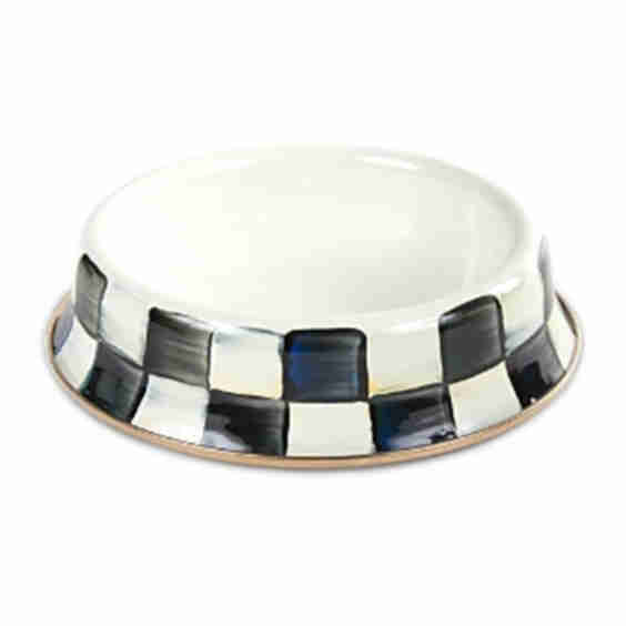 Courtly Check Cat Dish