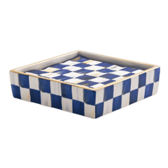 Royal Check Cocktail Napkin Holder