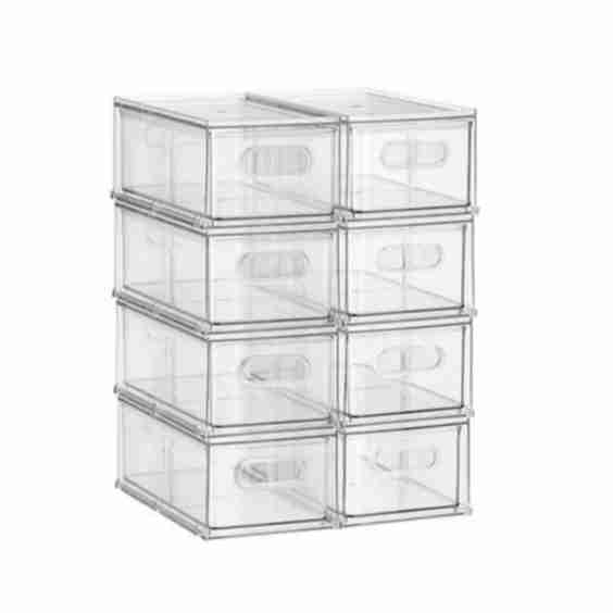 Case of 8 Narrow Fridge Bin 