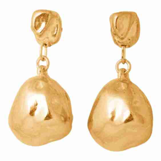 Cast Freshwater Pearl Drop Earrings 01