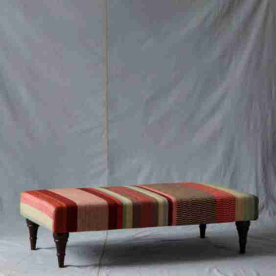 Flatweave Kilim Ottoman