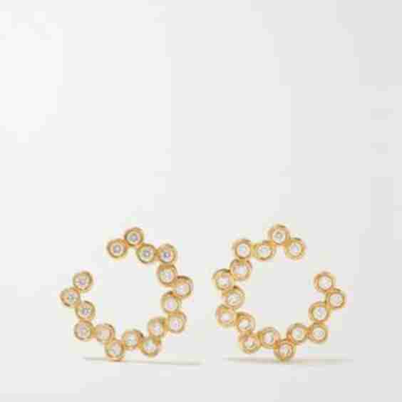 Clique 18-Karat Gold Diamond Earrings