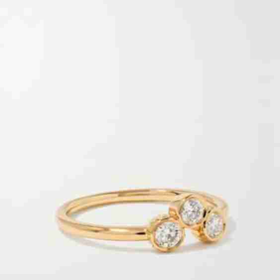 Clique 18-Karat Gold Diamond Ring