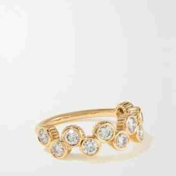 Clique 18-Karat Gold Diamond Ring