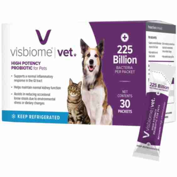 High Potency Probiotic for Pets - 225 Billion CFUs (30 packets)