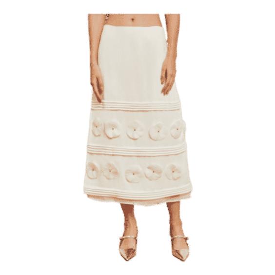 Helena Flower Midi Skirt