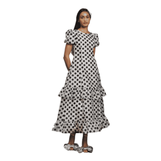 Perry Polka Dot Midi Dress