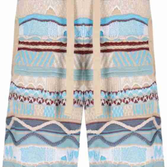 Woven Striped Shorts