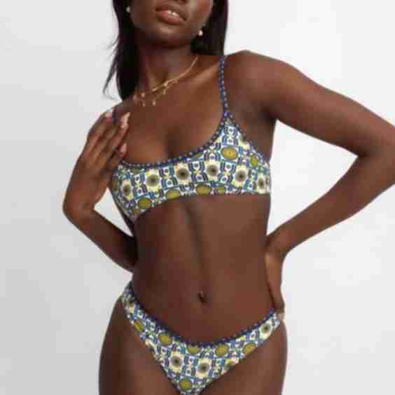 Lydia Scoop Neck Bikini Top