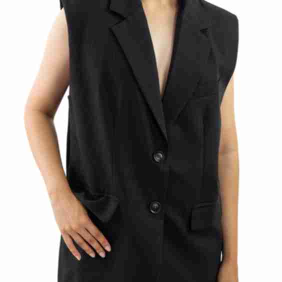 Oversized Blazer Vest