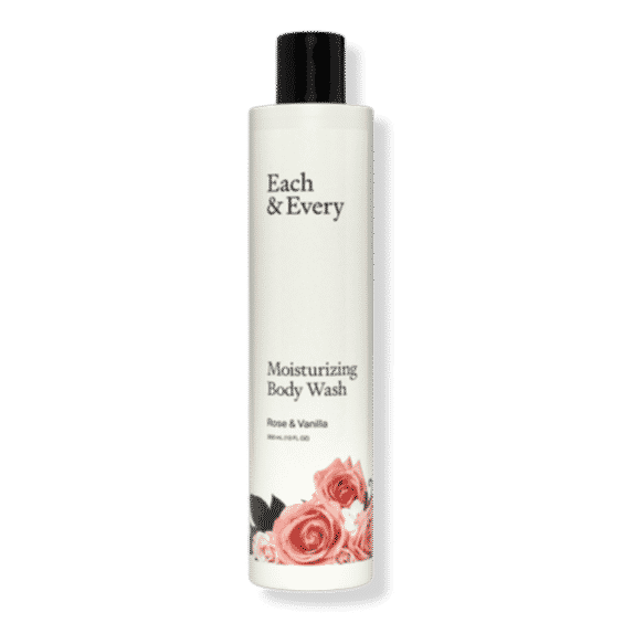 Rose & Vanilla Natural Body Wash